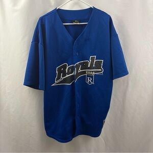 Vintage Kansas City Royals Jersey Sz XL Mens 2000 Y2K Logo Athletic MLB Baseball